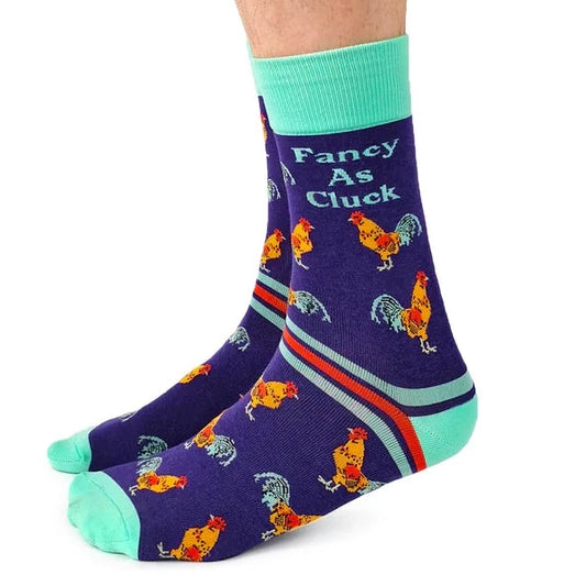 Socks - Large Crew - Fancy As Cluck