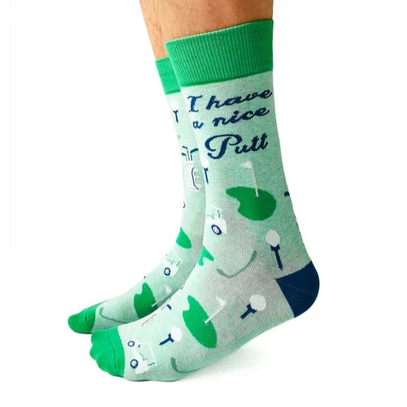 Socks - Large Crew - Nice Putt
