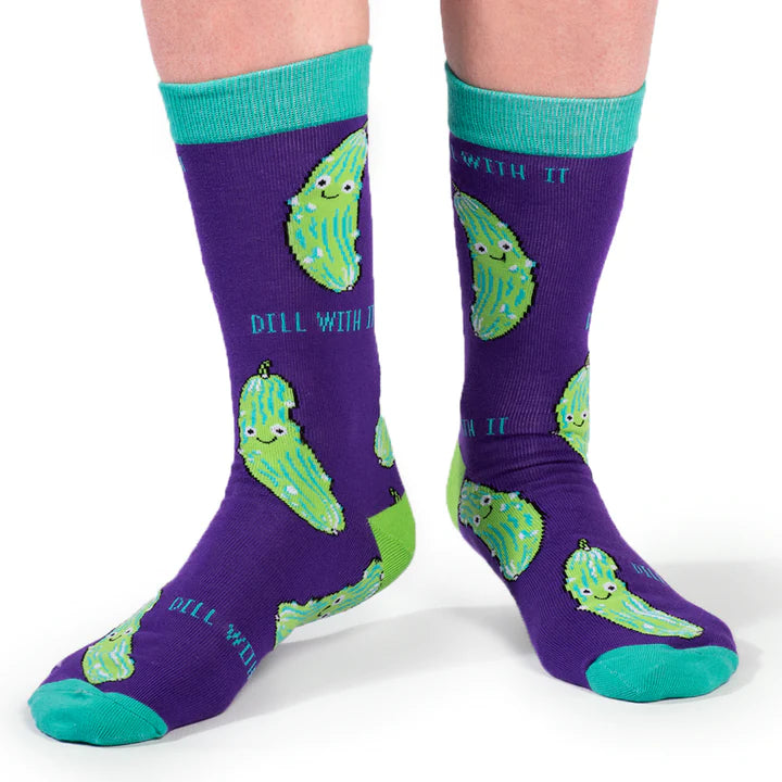Socks - Women's Crew - Dill With It
