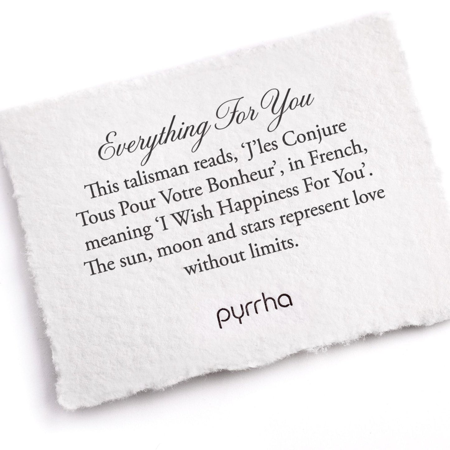 Pyrrha Talisman Necklace - Everything For You - Silver