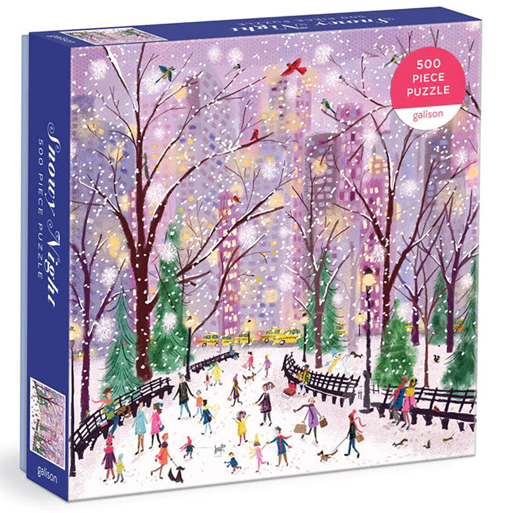 Puzzle - Snowy Night - 500 Piece
