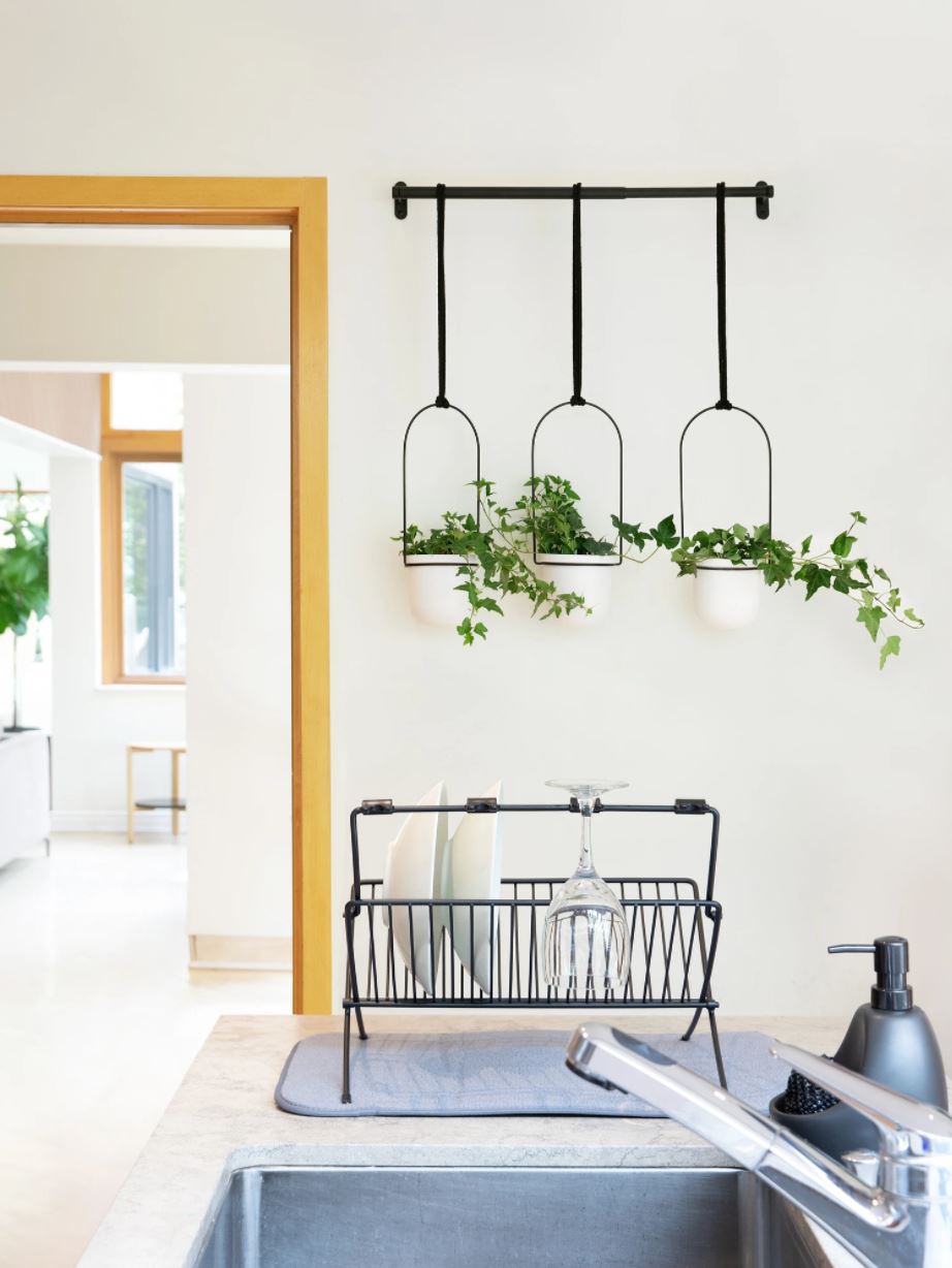 Triflora Hanging Planter - White