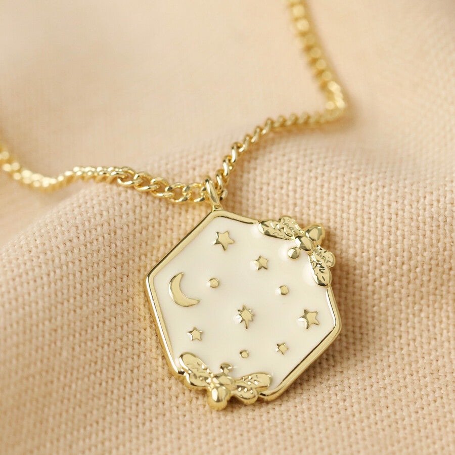 Necklace - Celestial Bees - Gold
