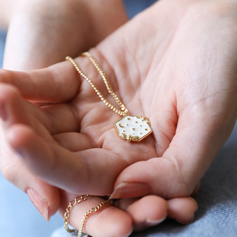 Necklace - Celestial Bees - Gold