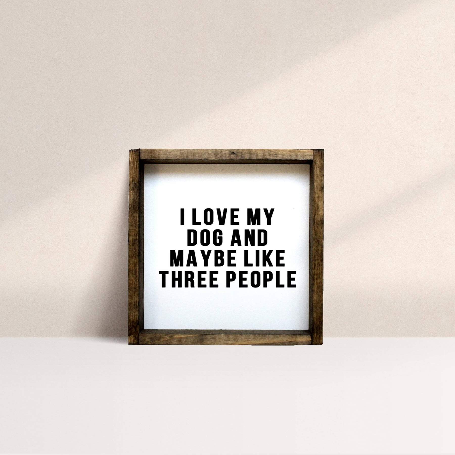 Sign - I Love My Dog