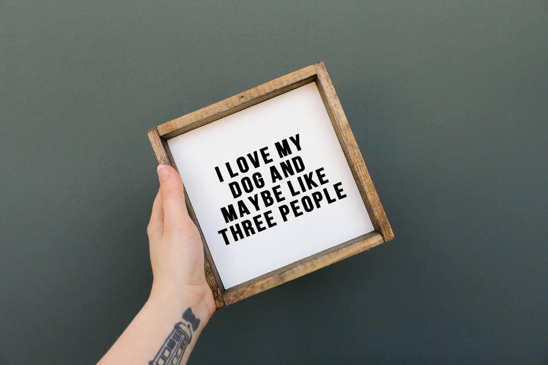 Sign - I Love My Dog