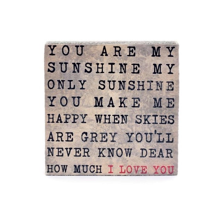 Small Art Block - Sunshine