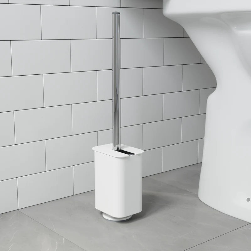 Toilet Brush & Holder - Flex - White