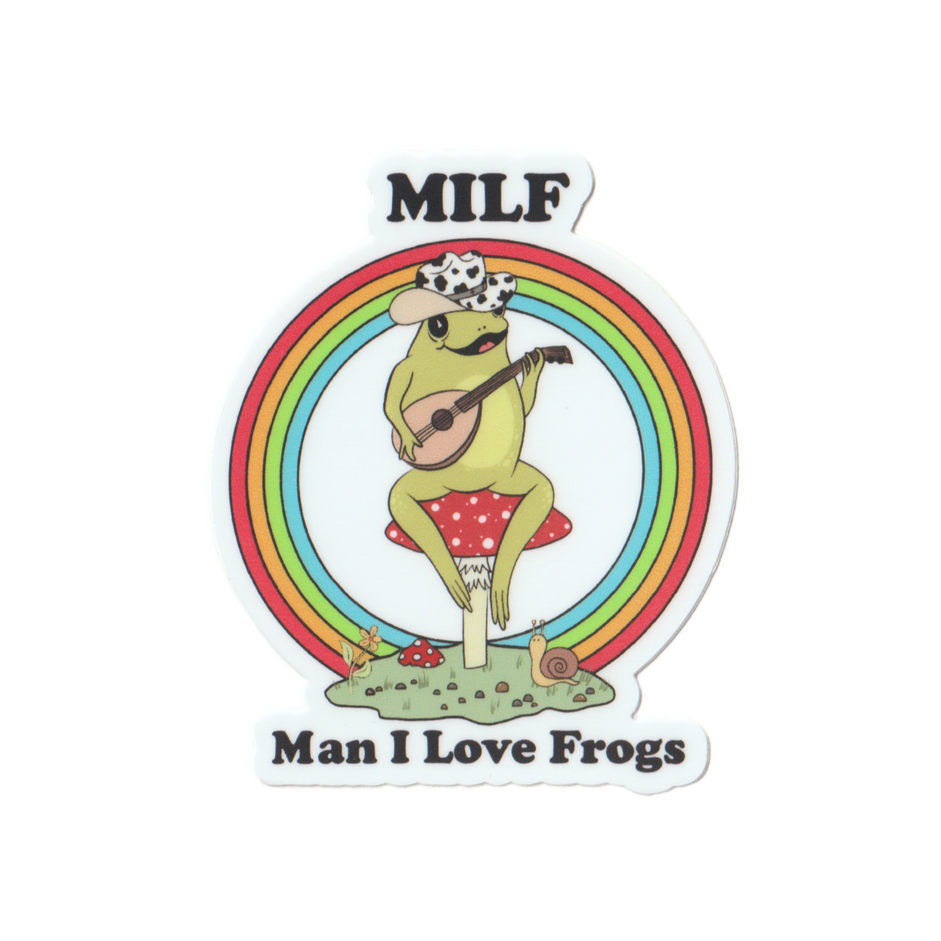 Sticker - Man I Love Frogs