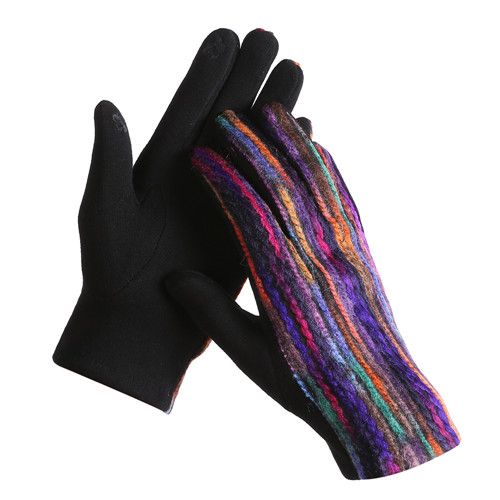 Gloves - Stitched Stripes - Multicolour