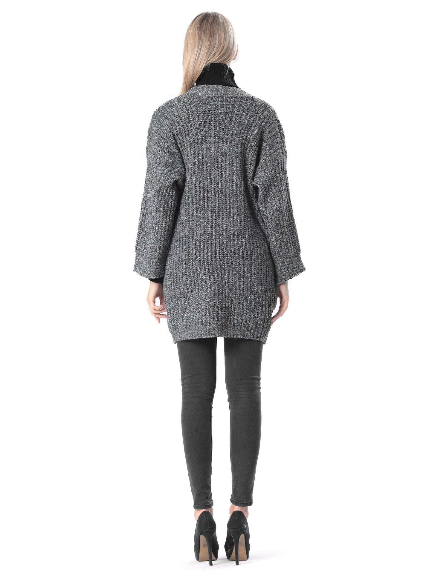 Cardigan - Knitted - Grey