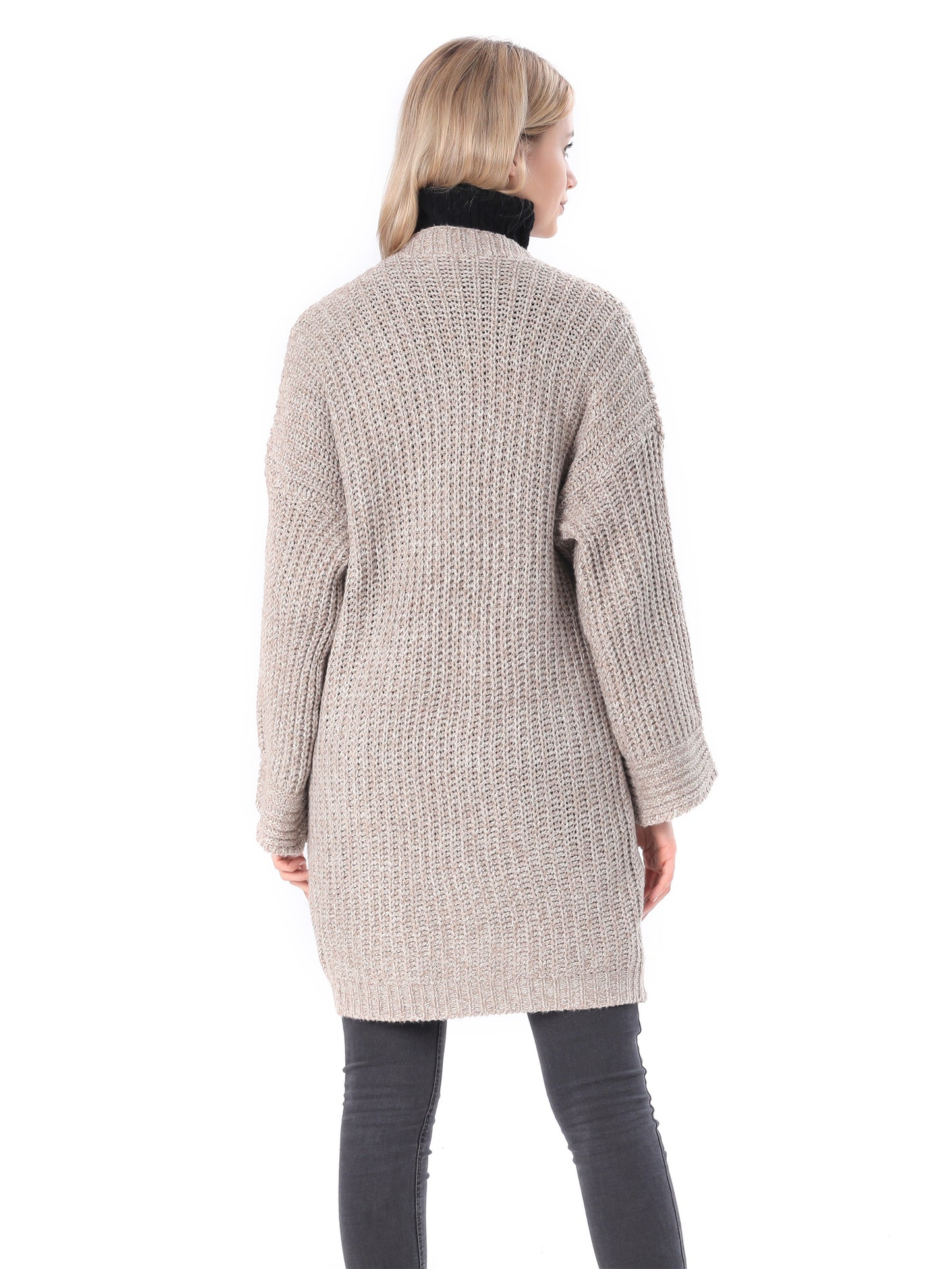 Cardigan - Knitted - Beige