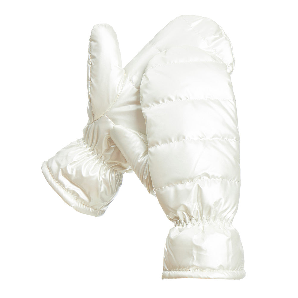 Mittens - Puffer - White