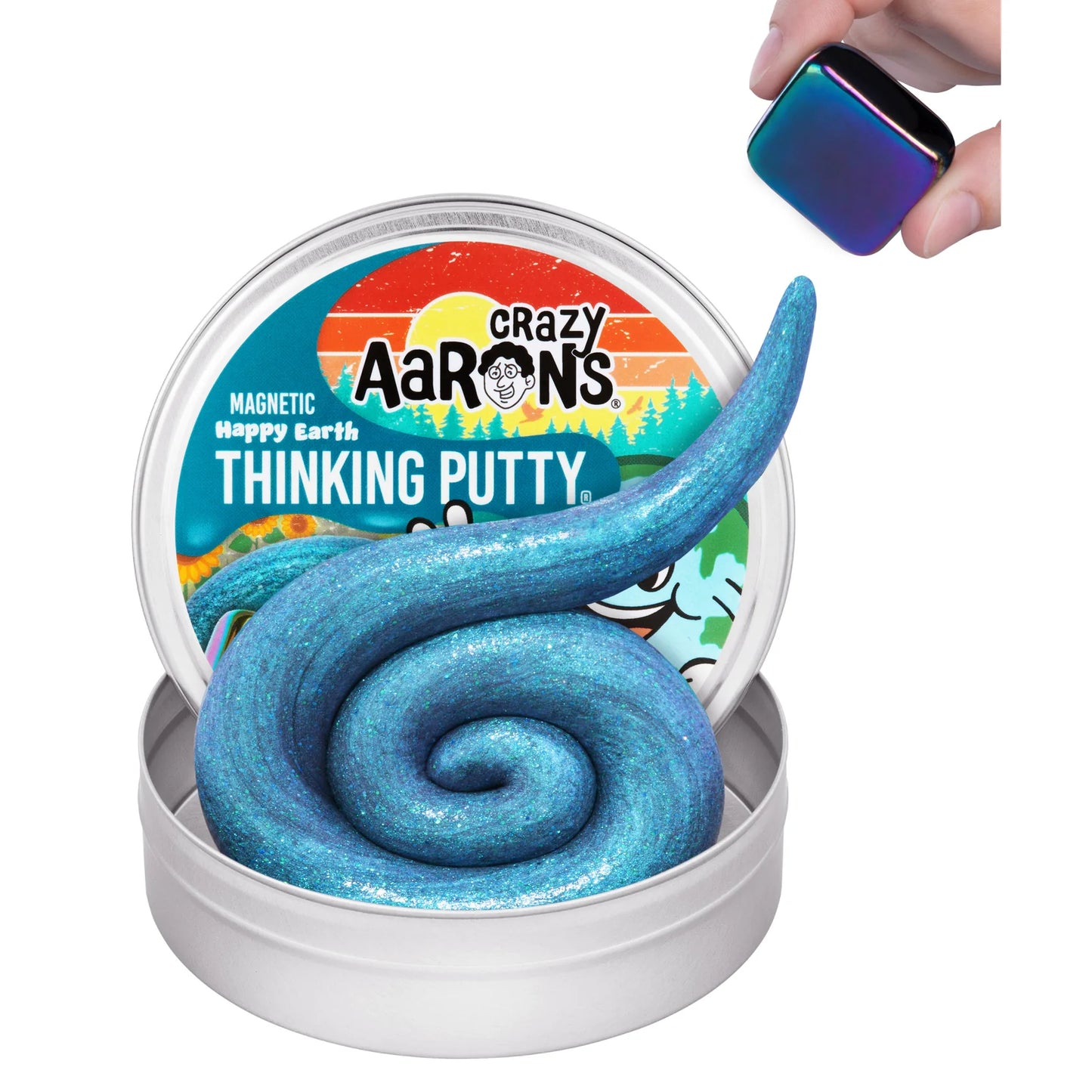 Thinking Putty® - 4" Tin - Happy Earth