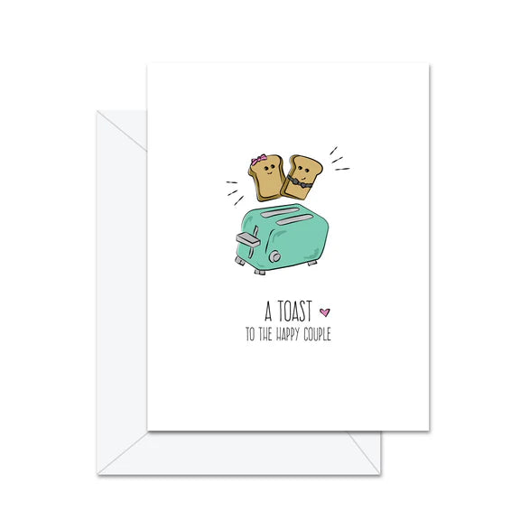 Card - A Toast To The Happy Couple