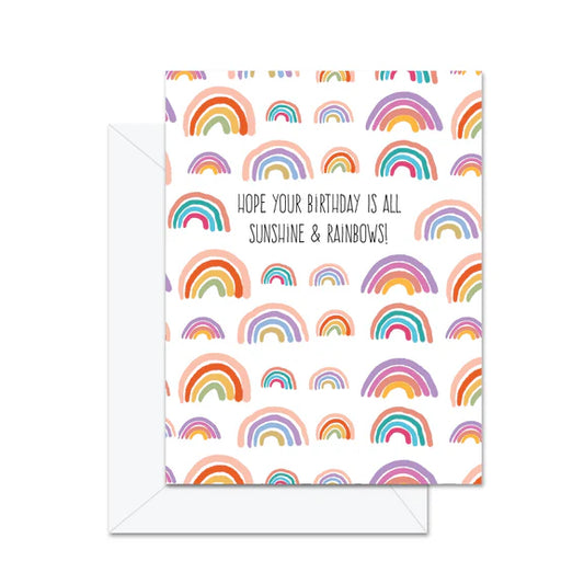 Card - Birthday - Sunshine & Rainbows