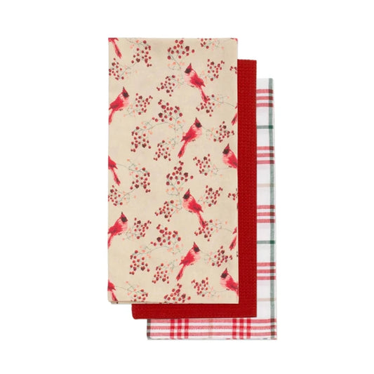 Tea Towels - Cardinals - Set of 3