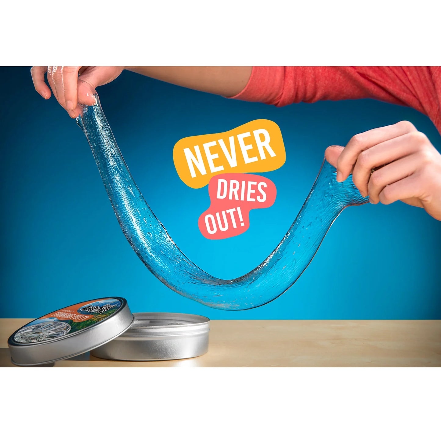 Thinking Putty® - 4" Tin - Liquid Glass
