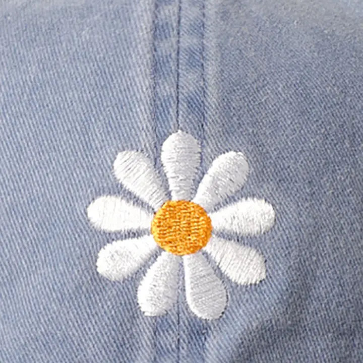 Baseball Hat - Daisy - Denim Blue