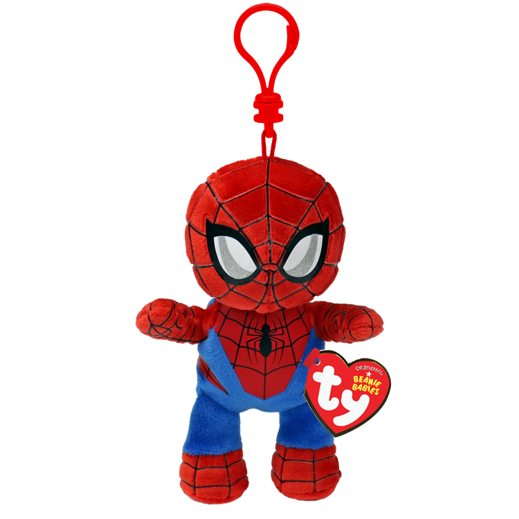 Stuffy Keychain - Ty - Spiderman 5"