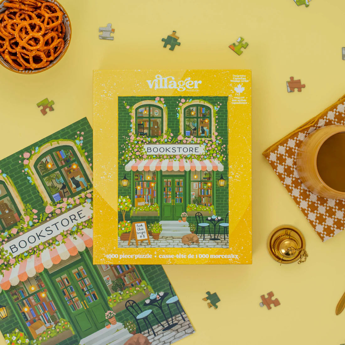 Puzzle - Emerald Bookstore - 1000 Piece