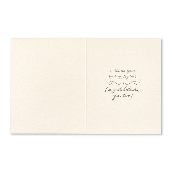 Card - Wedding - The World's Best Love Story