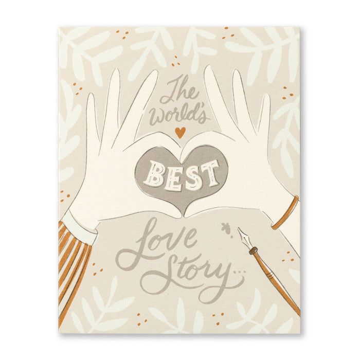 Card - Wedding - The World's Best Love Story