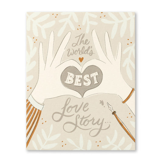Card - Wedding - The World's Best Love Story
