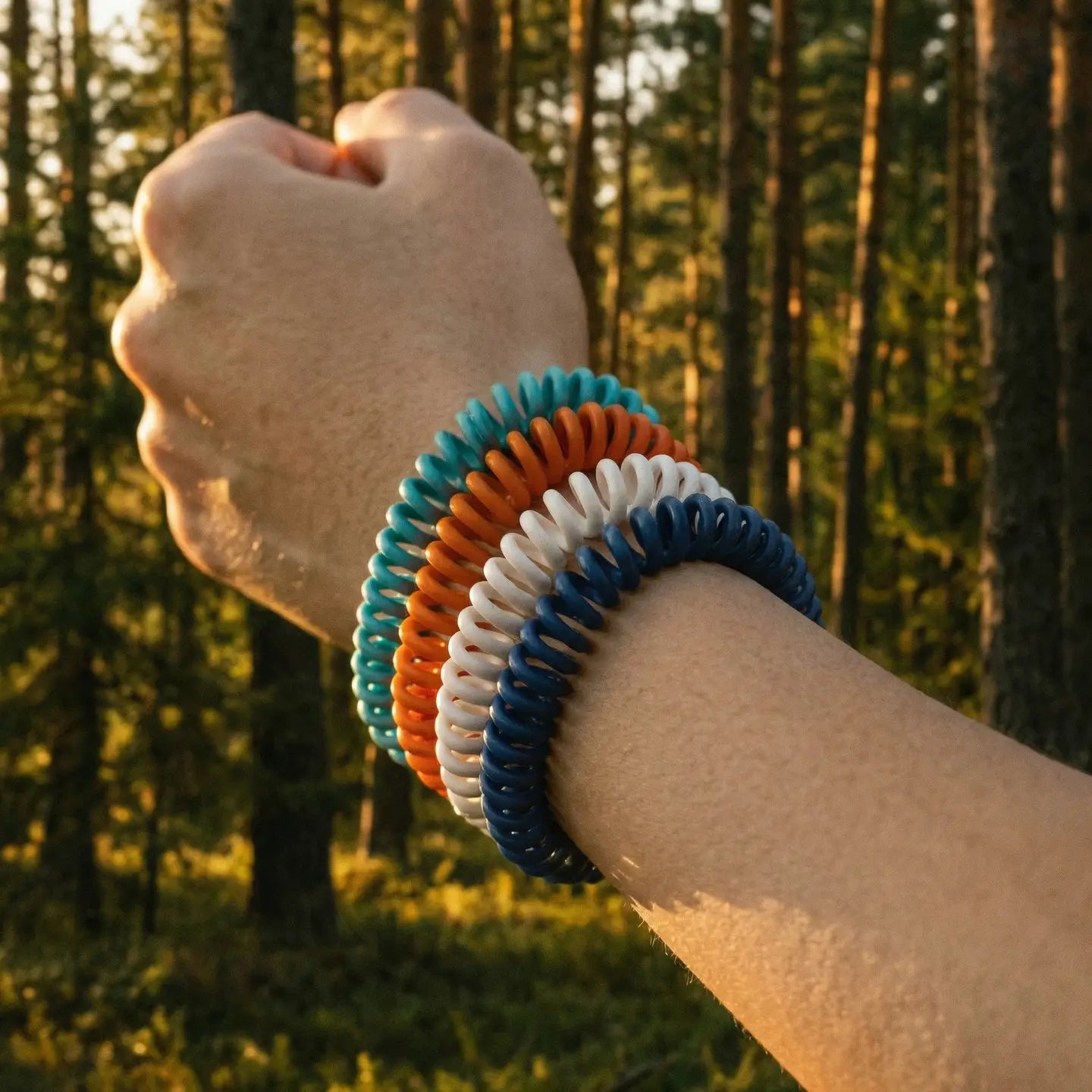 Bug Repellant Bracelets - Natural - Set of 12