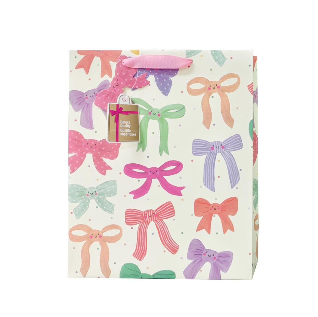 Medium Gift Bag - Bows - 9"
