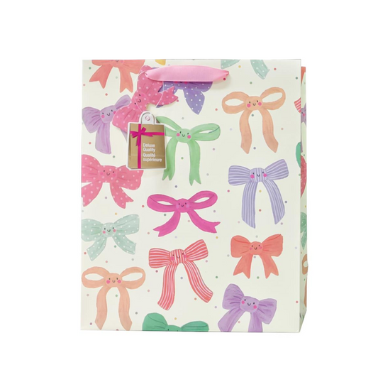 Medium Gift Bag - Bows - 9"