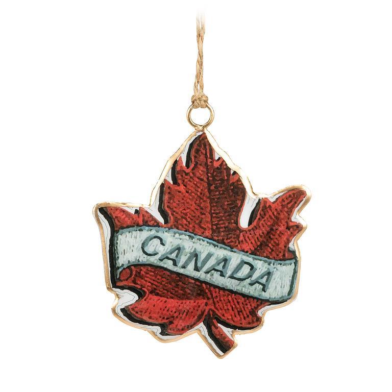 Ornament - Vintage Canada Maple Leaf