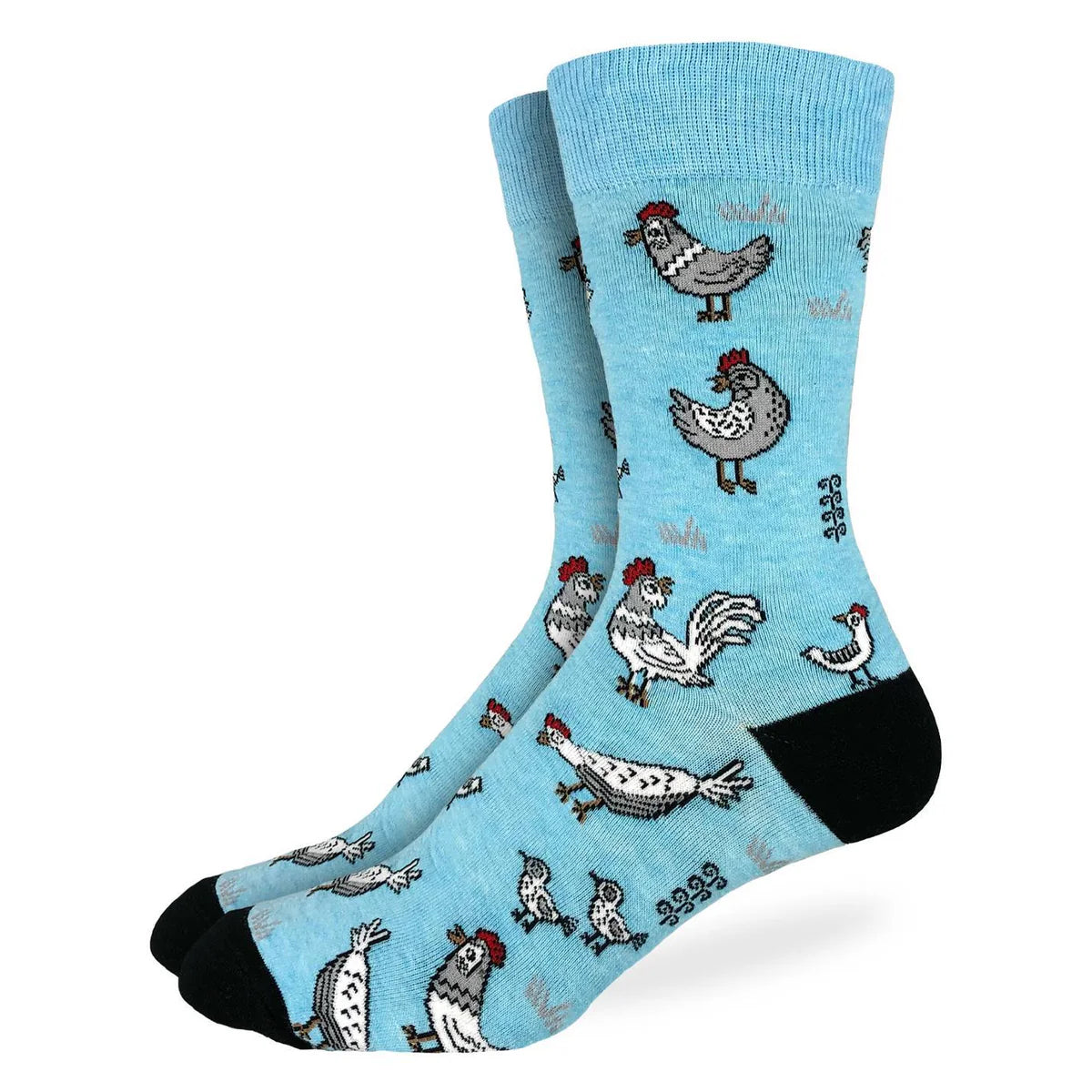 Socks - Large Crew - Chicken