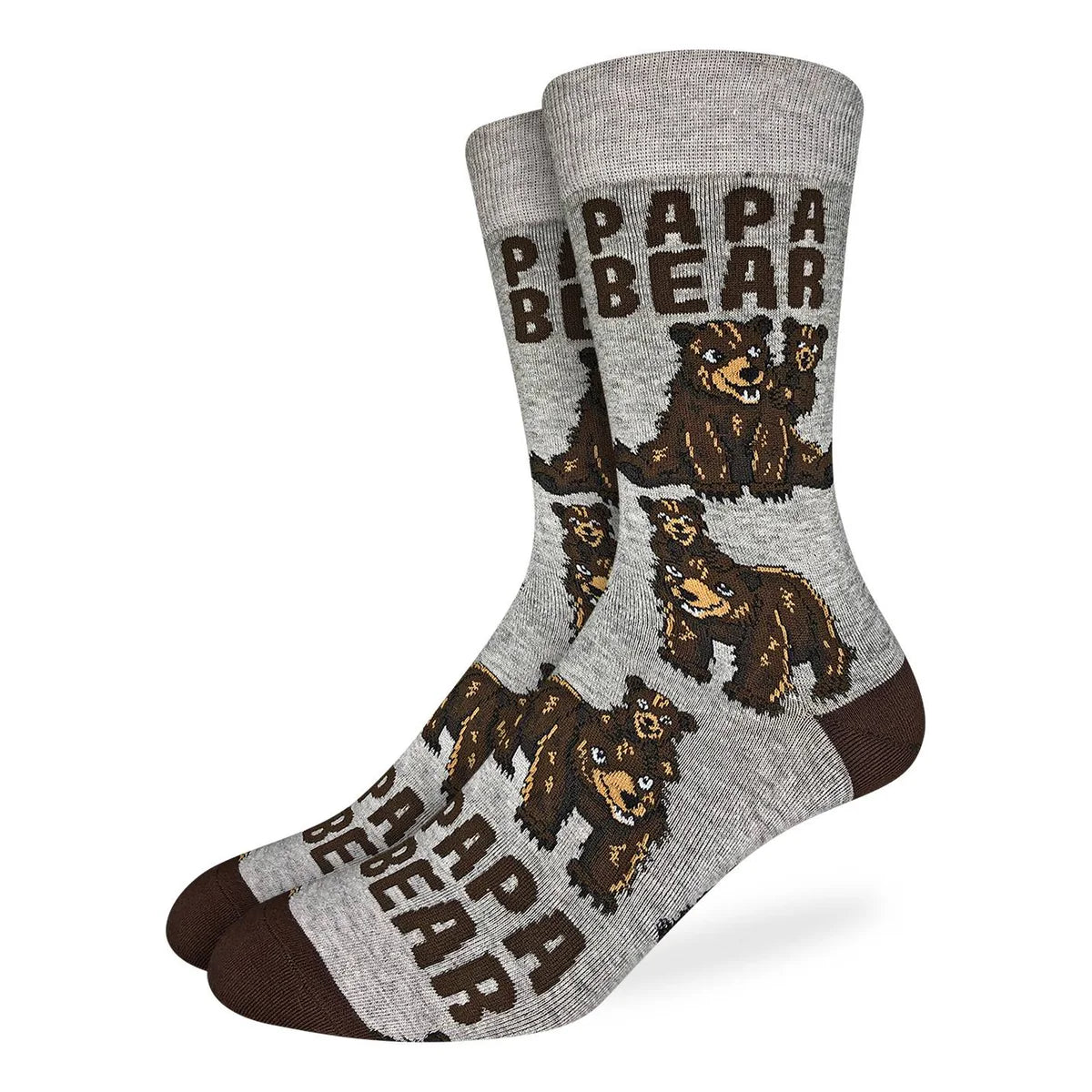 Socks - Large Crew - Papa Bear
