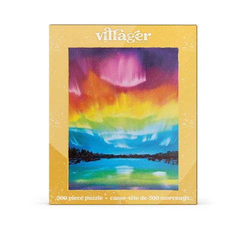 Puzzle - Rainbow Northern Lights - 500 Piece