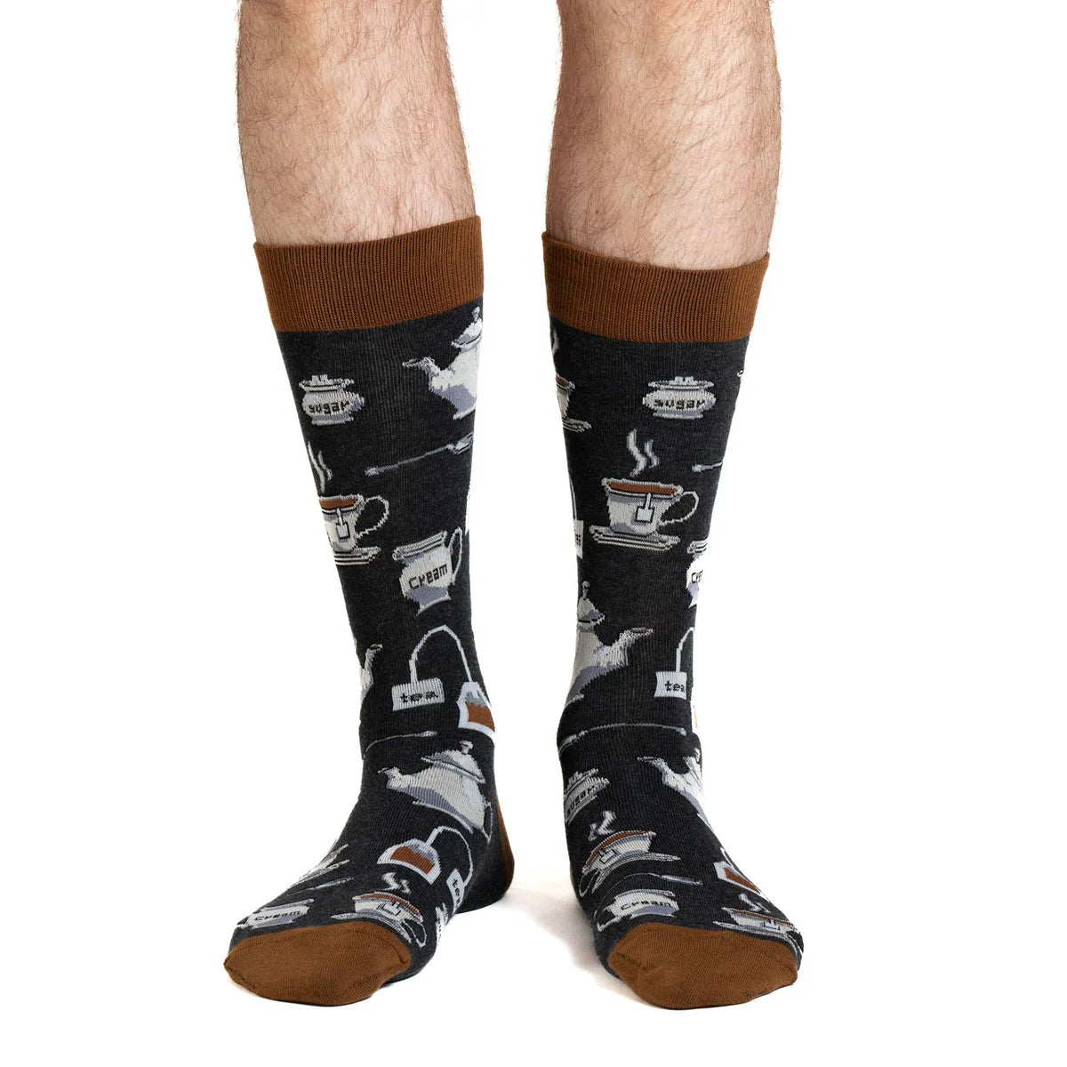 Socks - Large Crew - Tea