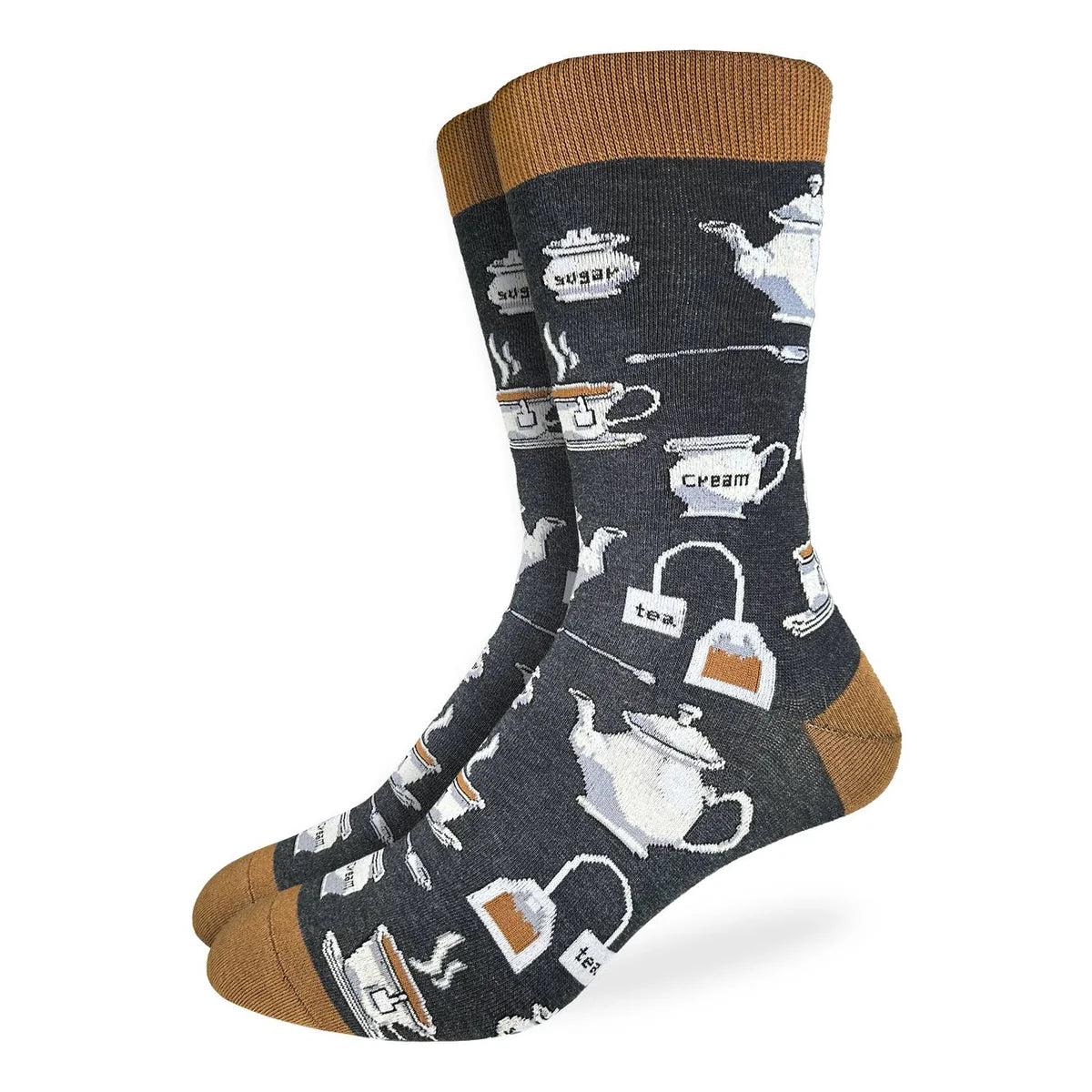 Socks - Large Crew - Tea