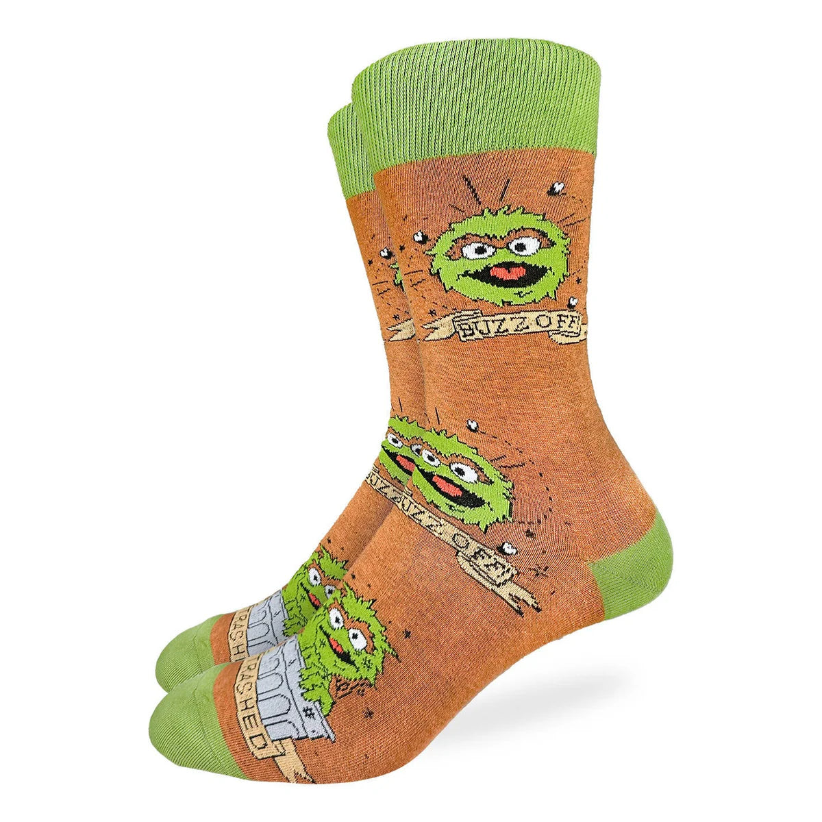 Socks - Large Crew - Sesame Street - Oscar Buzz Off