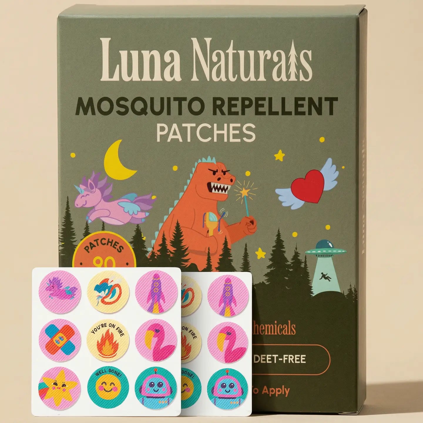 Bug Repellant Patches - Kids - 90 Patches