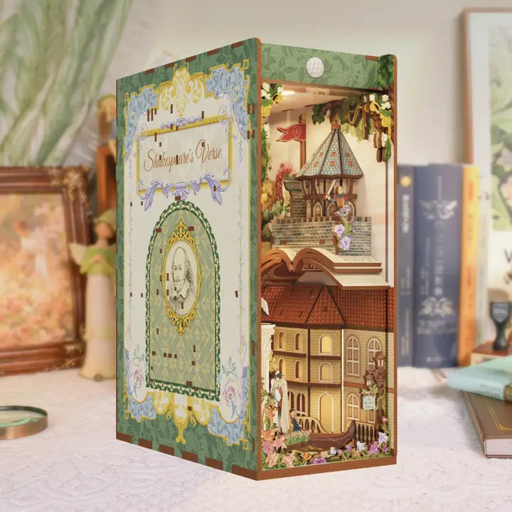 3D Puzzle Kit - Shakespeare's Verse - Book Nook