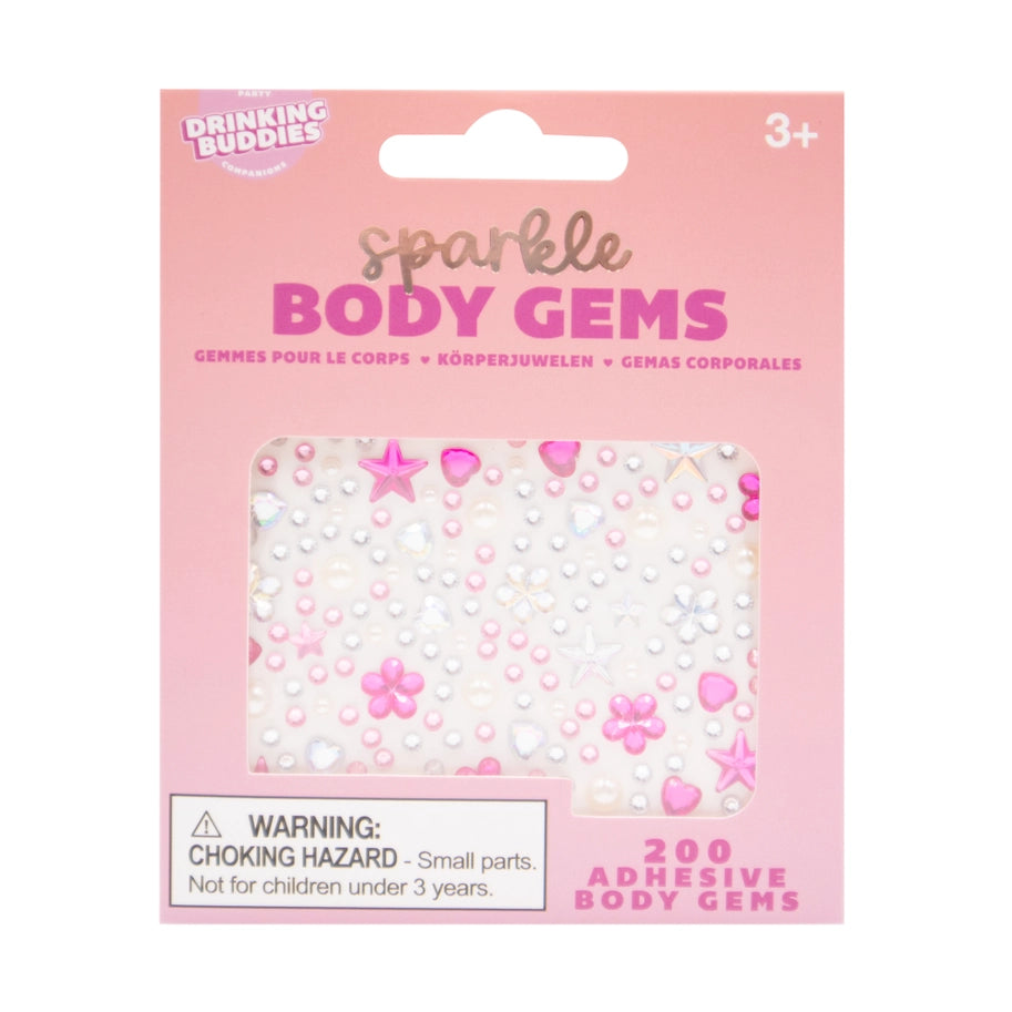 Body Gems - Pink Sparkle - 200 Piece