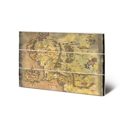 Sign - Lord of the Rings - Middle Earth Map