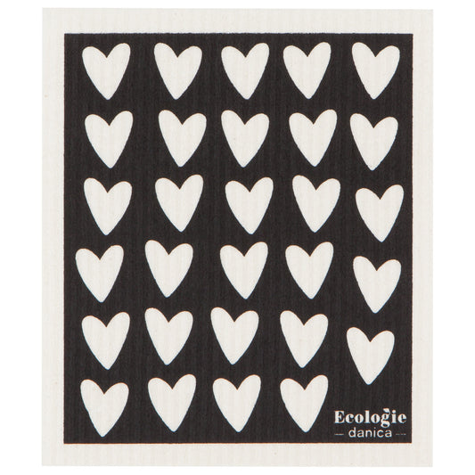 Swedish Dishcloth -  Hearts