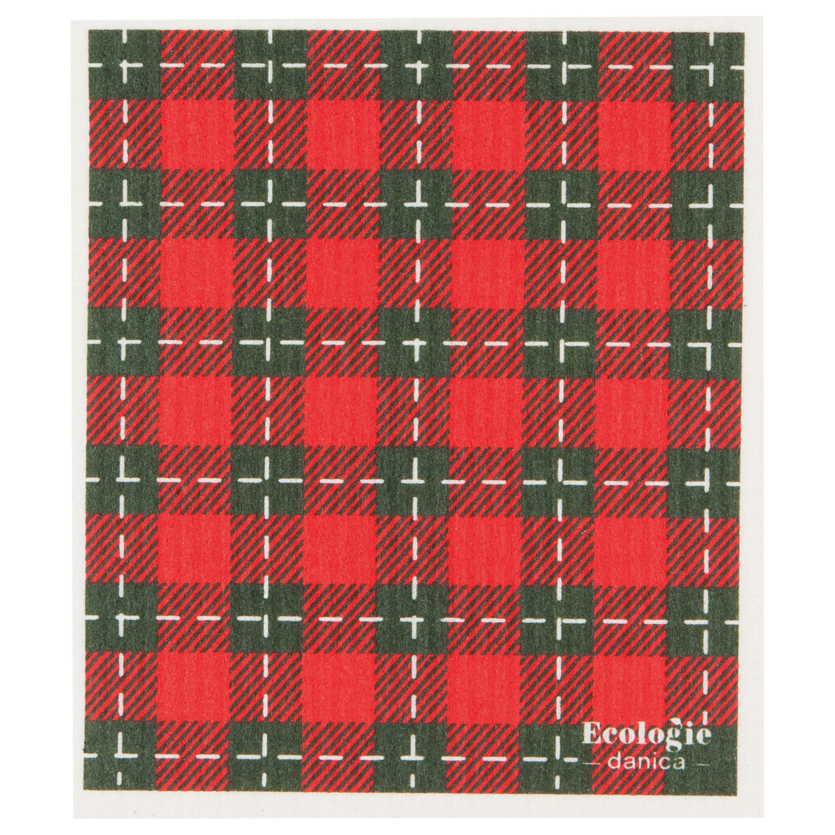 Swedish Dishcloth - Tartan