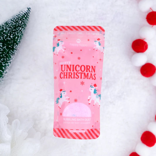 Bubble Bath Dust W/ Minis - Unicorn Christmas - 130g
