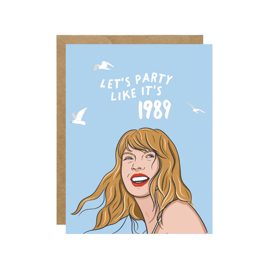 Card - Taylor Swift - Party Like It's 1989