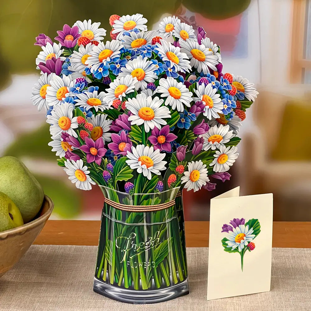 Paper Bouquet - Field Of Daisies - 12"