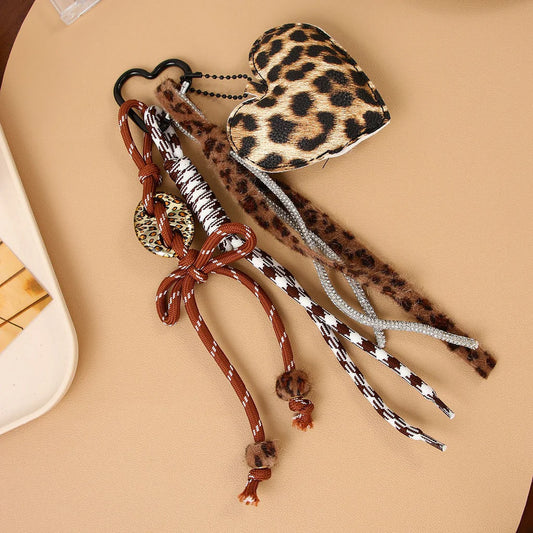 Bag Charm - Animal Heart Rope