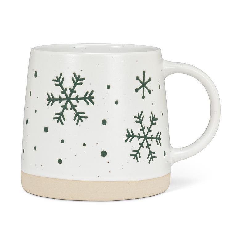 Mug - Snowflakes - White