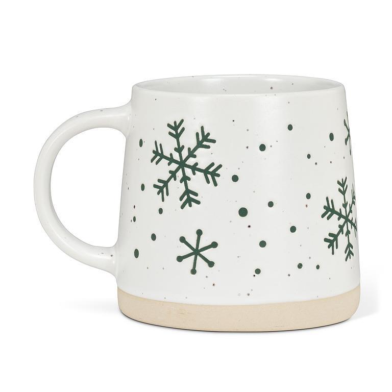 Mug - Snowflakes - White